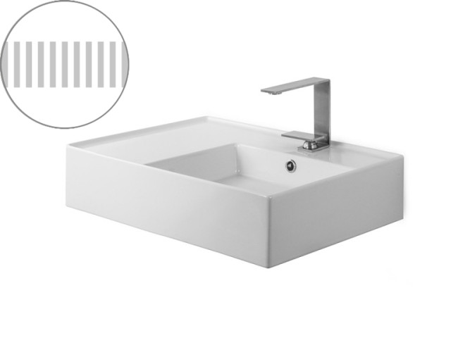 Раковина накладная/ подвесная Scarabeo TEOREMA 2.0 5117/RENT