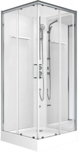 Открытая душевая кабина Aquanet AQUANET Passion S 2.0 90x90, прозрачное стекло