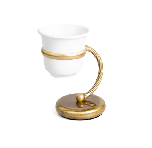 Stil Haus Giunone, настольный керамический стакан, цвет бронза