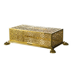 Контейнер для салфеток, золото Migliore Elisabetta