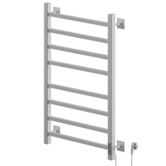 Полотенцесушитель Электрич.кабельный Ника STEP-1 80/50 RAL9016 белый матовый правый тэн