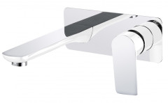 21044-F Смеситель вст. для раковины (бел.+хром) &quot;GANZER&quot;  (8/1шт)