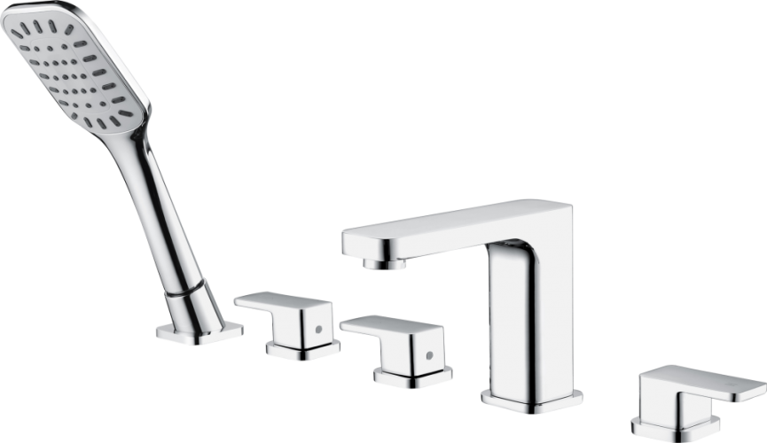12088 Смеситель на борт ванны (5 отв) GANZER (5/1шт)
