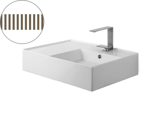 Раковина накладная/ подвесная Scarabeo TEOREMA 2.0 5117/REM