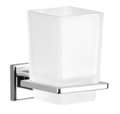 Gedy Colorado, настенный стеклянный стакан, цвет хром