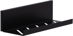 Полка Aquanet Магнум 30x80 черная матовая, открытая