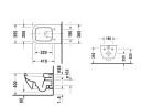 Унитаз подвесной DURAVIT HAPPY D.2 2221090000