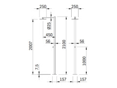 Уличный душ MAMOLI SHOWER PROGRAM 223600000021