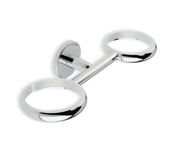 Stil Haus Liz, настенный держатель двойной для мыльницы/дозатора/стакана, цвет хром