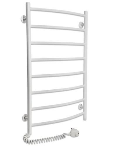 Полотенцесушитель Электрич. Ника CLASSIC ЛП 80/40 левый тэн RAL9016 белый глянцевый*