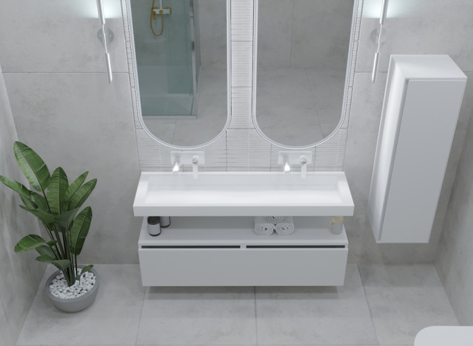 Столешница моноблок FLAT 140*46см