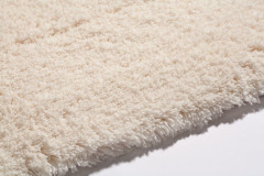 Batex Cotton Plus, односторонний квадратный коврик из 100% хлопка с противоскользящим покрытием, размер 60x60 см, цвет белый