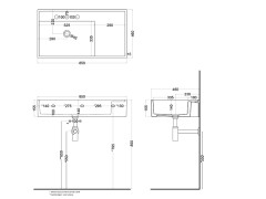 Раковина накладная / подвесная CIELO PLINIO PNLA115SF BR