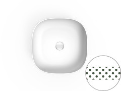 Раковина накладная Scarabeo GLAM 1809/FSV