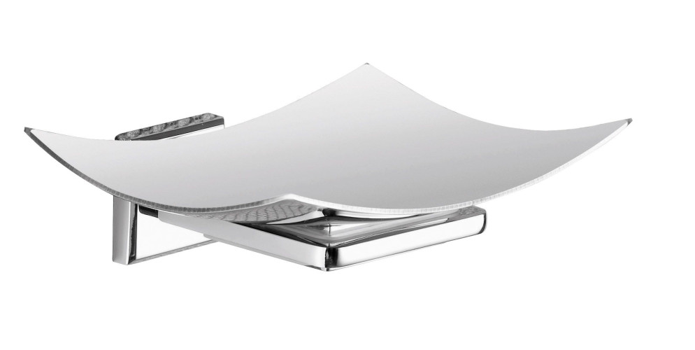 Gedy Colorado, настольная/настенная металлическая мыльница, цвет хром