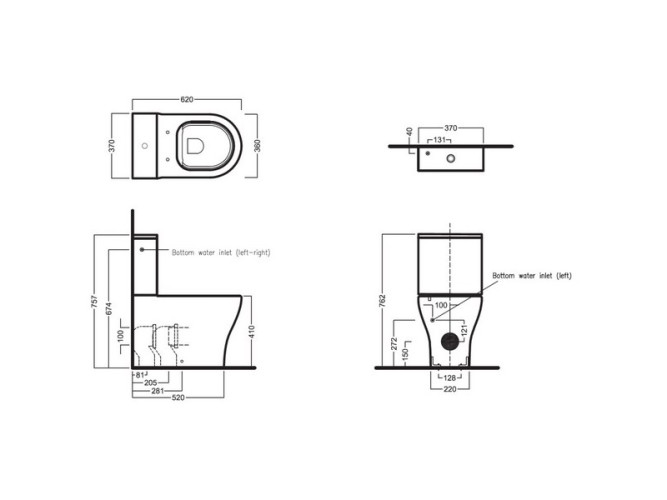 Бачок для унитаза HATRIA DAYTIME EVO YXGV01