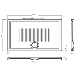 Поддон душевой HATRIA LIF H3 Y1ZW01