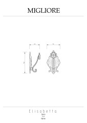 Крючок, бронза Migliore Elisabetta