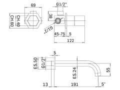 Смеситель для раковины MAMOLI HEXAGONAL 456700000027