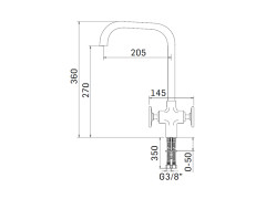 Смеситель для кухни MAMOLI PROGRAMMA CUCINA 721800000006