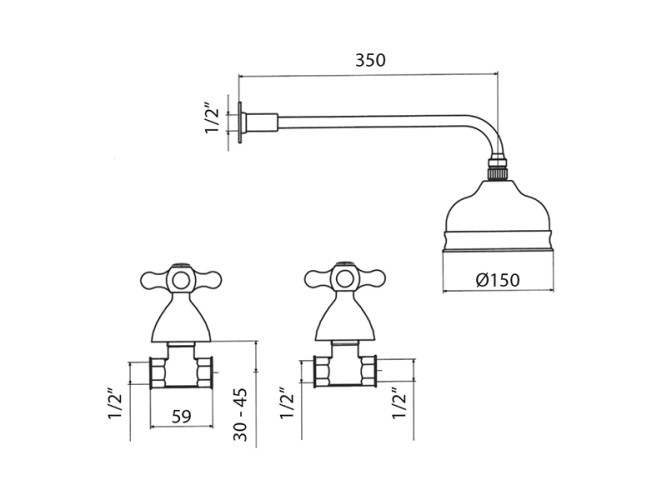 Смеситель для душа MAMOLI EPOCA 38750349E023