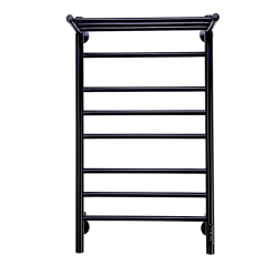 Полотенцесушитель водяной Comfysan Luce W-8 80/40 с полкой, черный