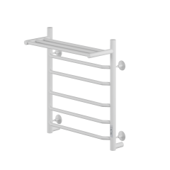 Полотенцесушитель Электрич.кабельный Ника WAY-3 60/50 с полкой RAL9016 белый матовый U