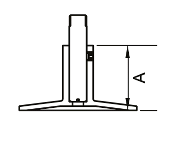 Крепеж телескоп скрытый  (БЕЗ КОЛЬЦА) 122SCZ6600*