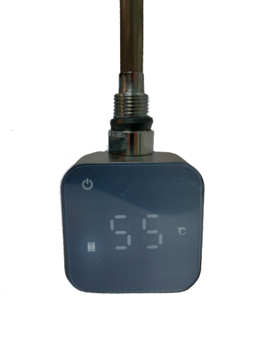 Электрический ТЭН LUX-04М-300 с дисплеем и таймером (сенсор) 300W черный