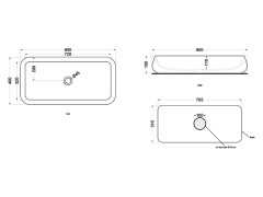 Раковина накладная CIELO SHUI SHLAA80 FN