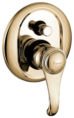 Emmevi Tiffany, встраиваемый смеситель для душа на 2 выхода, с дивертером, цвет бронза