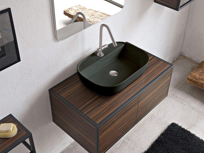 Раковина накладная Scarabeo GLAM 1802/37