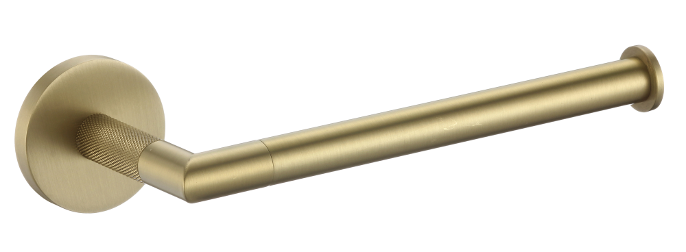 19532-S Держатель для туалетной бумаги БЕЗ крышки (Мат. Золото) GANZER  (20/1шт)