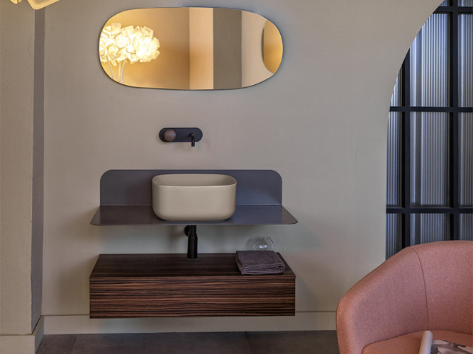 Консоль для умывальника Scarabeo PLANA 2552/GRG