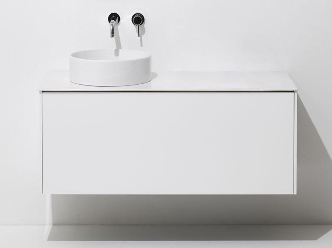 Керамическая столешница под раковину SIMAS FORIU FO10L bia