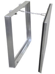 Люк под плитку Люкер Д 50/30 (в/ш) ревизионный, размер дверцы 49,3/29,3