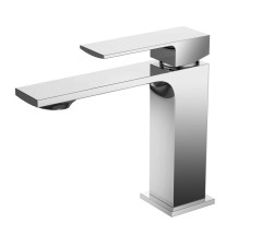 AQG Bold, однорычажный смеситель для раковины без донного клапана, цвет белый матовый