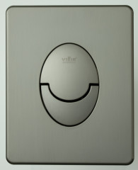 Кнопка ПНЕВМА. для инсталляции с ОВАЛ. клав.  ▊ (ГРАФИТ)  ViEiR  (20/1шт)