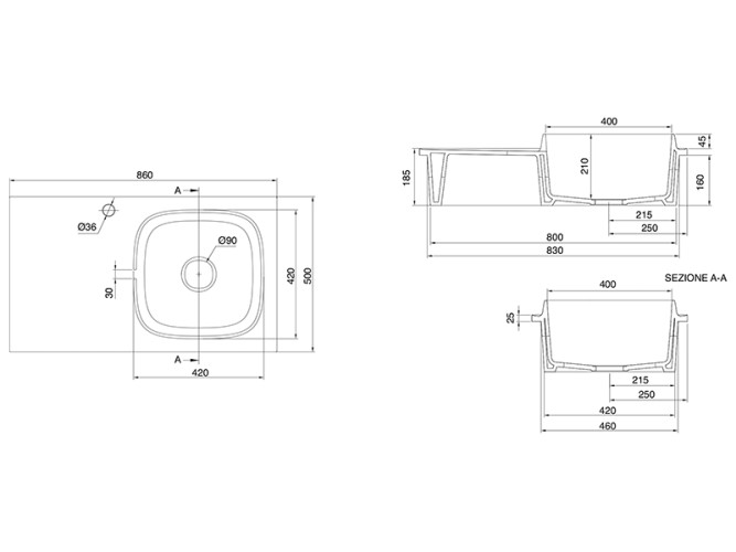 Кухонная мойка Scarabeo UP 1891/49