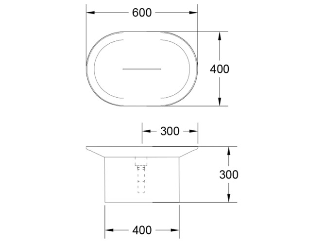 Раковина накладная RELAX DESIGN SHELL H LX01 opac
