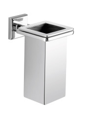 Gedy Colorado, настольный/настенный металлический стакан, цвет хром