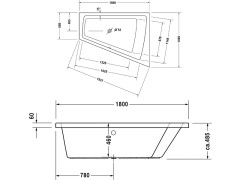 Ванна встраиваемая DURAVIT PAIOVA 700217000000000