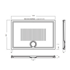 Поддон душевой HATRIA LIF H3 Y1ZX01
