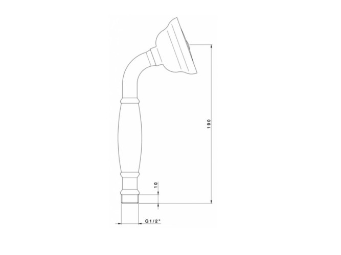 Лейка ручного душа NICOLAZZI DOCCIA COLLECTION C7104DB