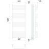 Полотенцесушитель TERMINUS Стандарт Стандарт П22 500х1200 NEW
