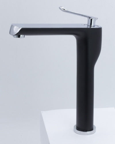 20012-C Смес. для раковины/чаши (Черный/?? "GANZER" (8/1шт)