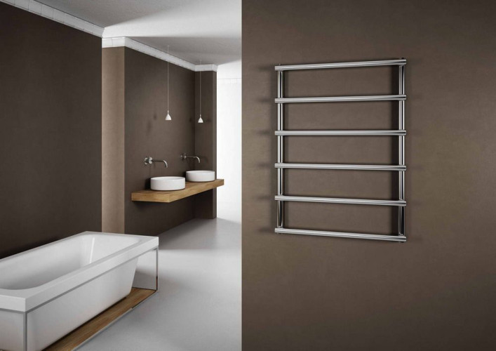 Cordivari Laura, полотенцесушитель водяной 420/530 мм (4 перекладины), цвет хром