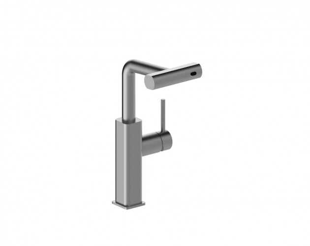 15054-G Смес. од. для кухни с ВЫД. лейкой и подк. ФИЛЬТ. (ГРАФИТ)  ViEiR (10/1шт)