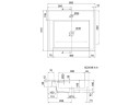 Раковина встраиваемая Scarabeo SQUARE 8007/A