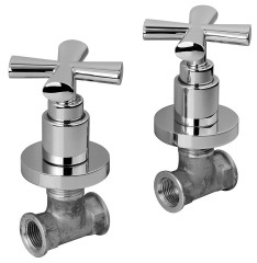 Emmevi Spirit New, встраиваемый смеситель для душа (состоит из 2-х вентилей на холодную и горячую воду), цвет золото